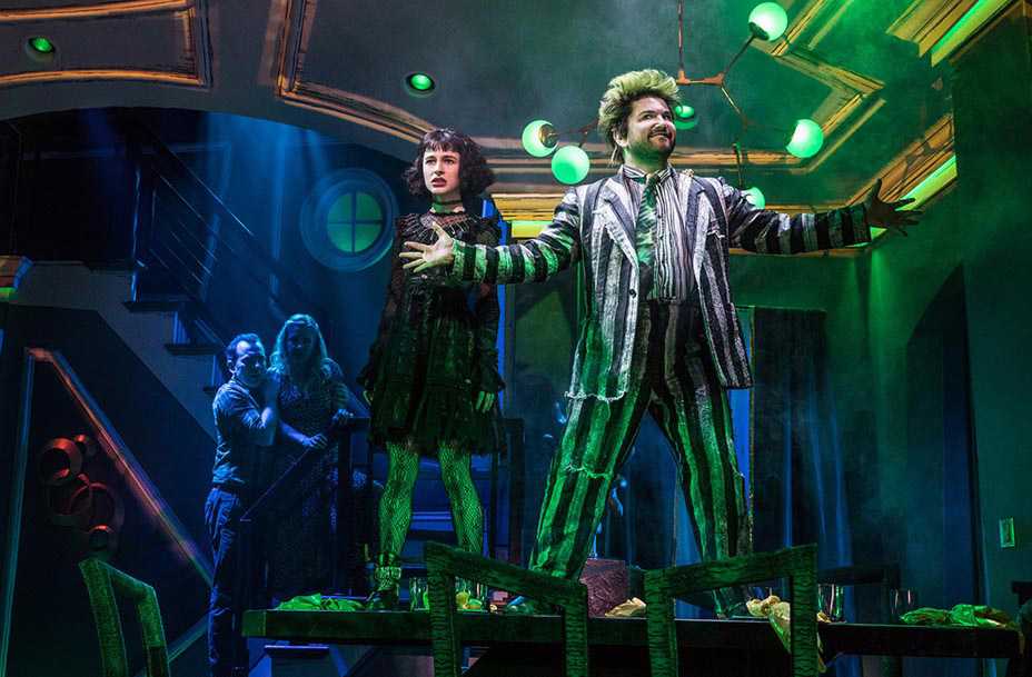 Beetlejuice is running at the Winter Garden Theatre