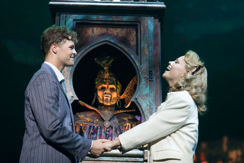 Jay McGuiness and Kimberley Walsh in Big The Musical (photo: Alastair Muir)