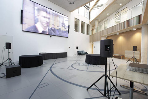 A special feature of the IOP building is a large, flexible auditorium