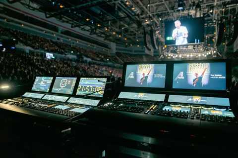 The set-up at FOH (photo: Brad Kavanagh)