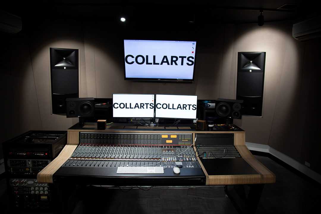 Collarts teaches the fundamentals of studio recording, live production, and sound for film