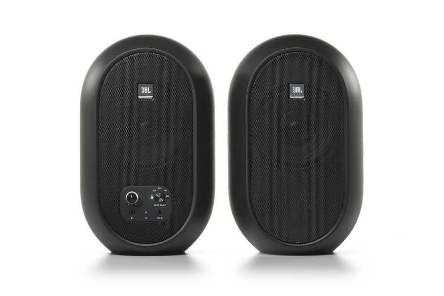 The JBL Professional One Series 104-BT and 104-BTW desktop reference monitors with Bluetooth