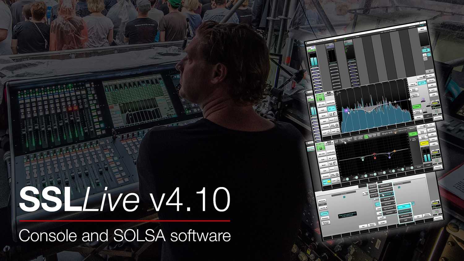 The latest Live V4.10 update for the entire range of SSL Live consoles is available now