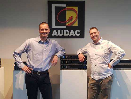 Audac’s Michal Zeman and Bart Vandermot