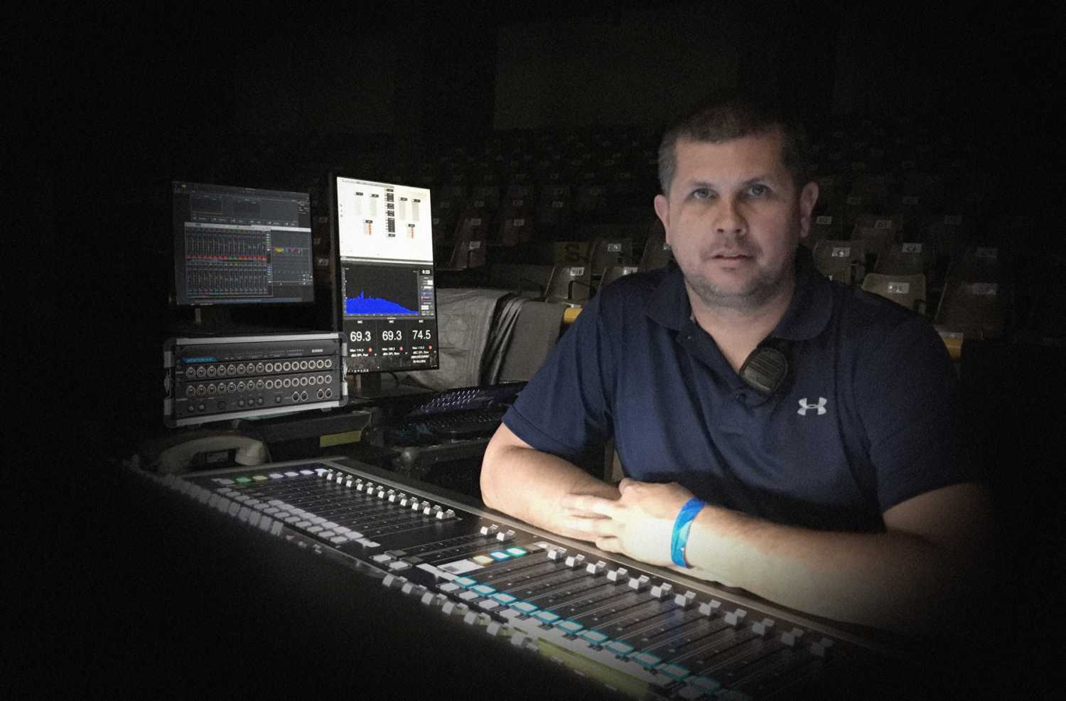 Gabisom Brazil head sound engineer Eder Moura