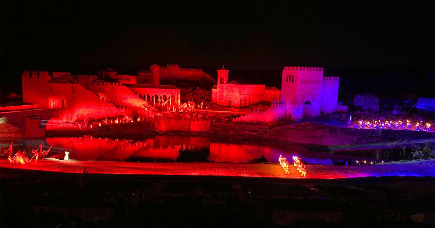 Puy du Fou unveiled its first venture in Toledo, Spain with an epic night-time immersive spectacular (photo: ACTLD)