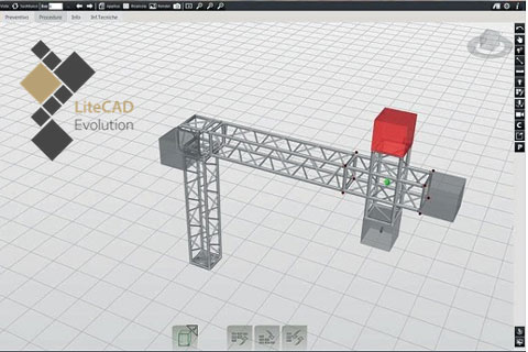 The software instantly creates a list of all materials used in a structure