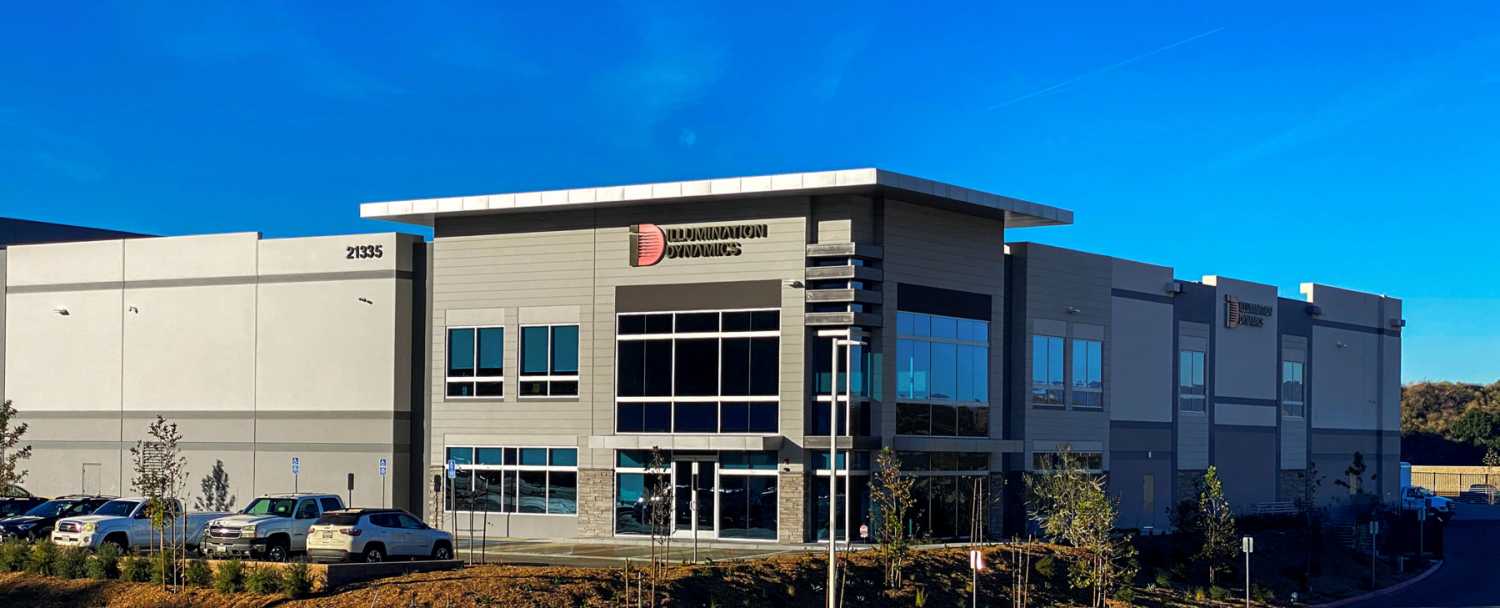 The new facility is the first building to be completed in a new industrial park