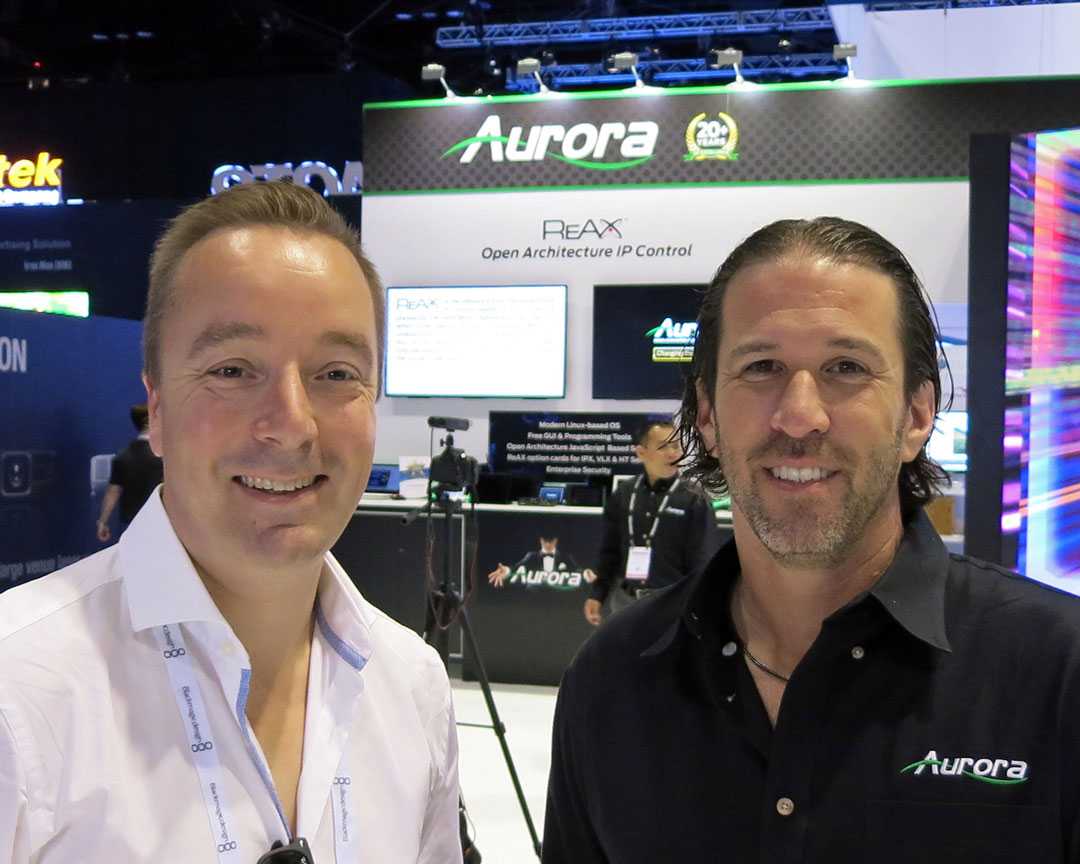 Stuart Thomson of CUK Audio and Paul Harris of Aurora Multimedia