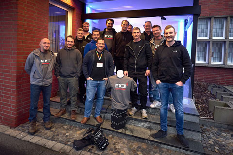 Attendees at the first EXE Technology training session in Germany