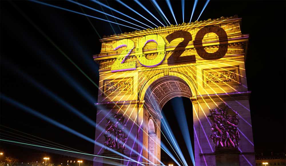 Celebrating on New Year’s Eve on the Champs-Elysées