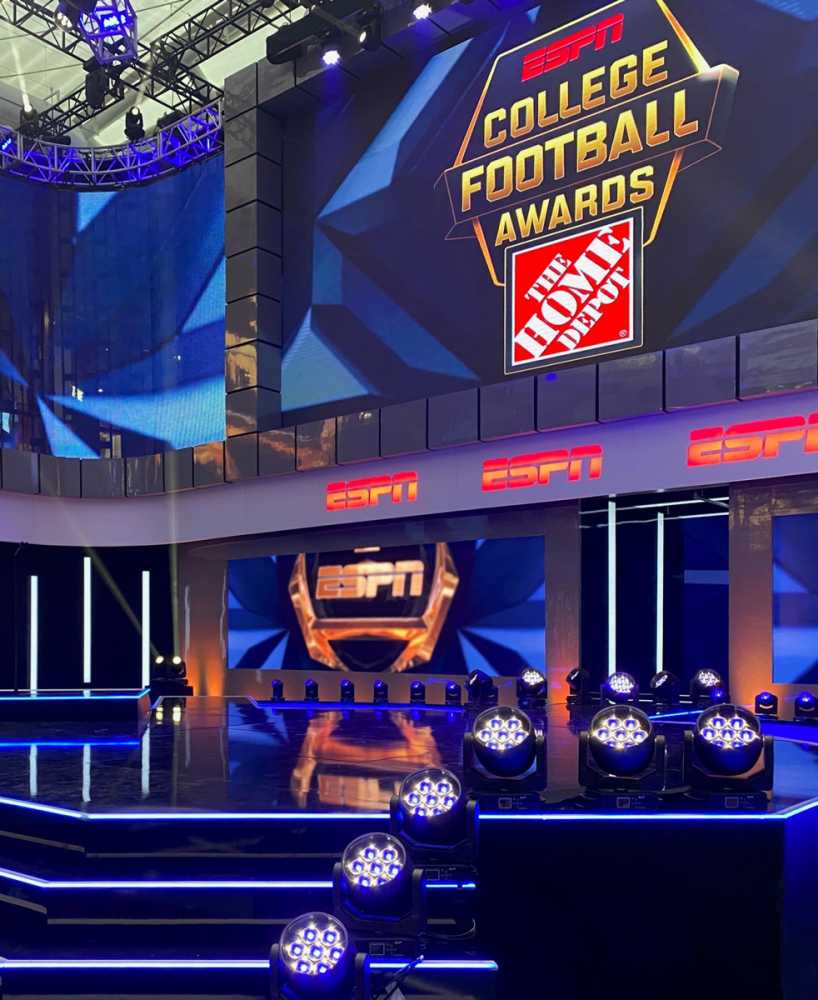 Elation lights 2019 College Football Awards