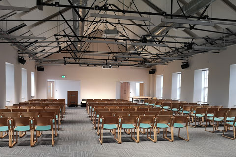 The new conference space within the Barracks Conference Centre