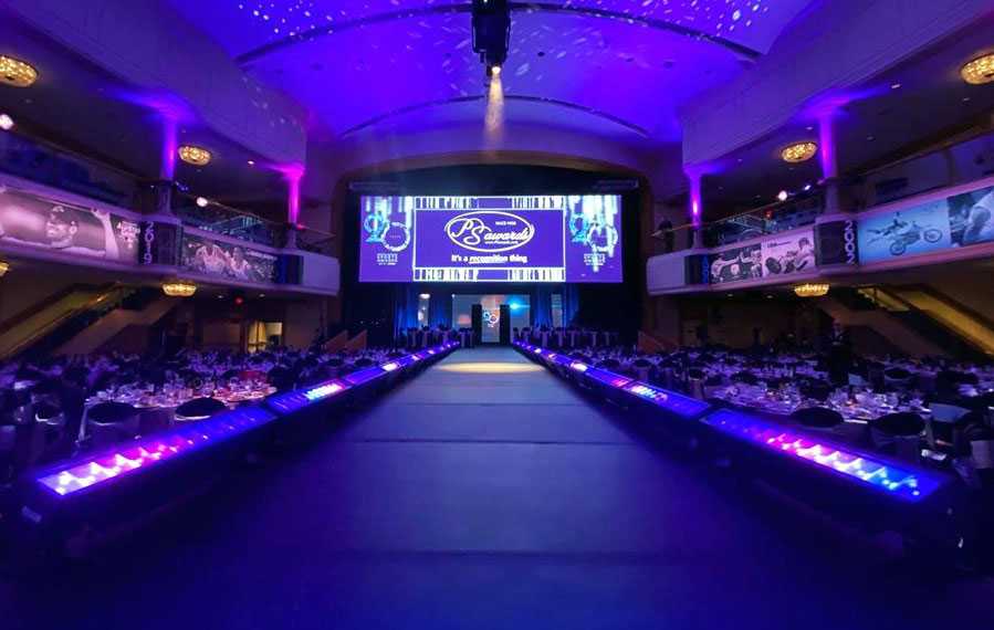 Lighting the ‘runway’ at the Cleveland Renaissance Hotel