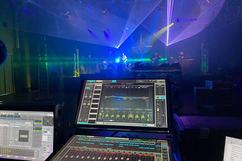 Central to the Kings of Floyd setup is a DiGiGrid IOS unit