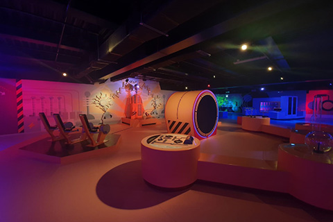 The family entertainment centre is split into three sections, the Exploratorium, Adventureland and the Aquarium