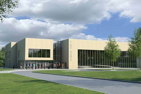 The newly developed campus will include four large performance areas