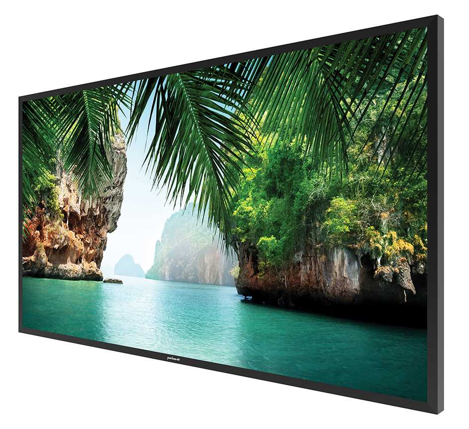 The TV is designed for use in outdoor spaces such as bars, restaurants and stadiums