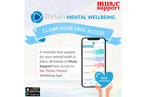 Thrive offers 24/7 support for mental health and wellbeing