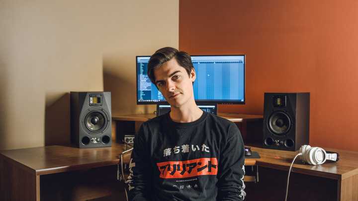 Asher Postman uses a pair of Adam Audio A7X active nearfield studio monitors