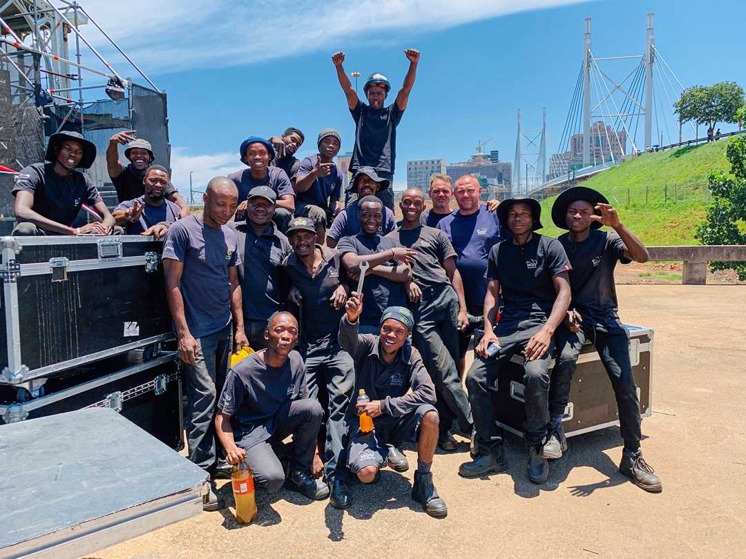 Feed Our Crew volunteers work every day to collate and process all the applications (photo: Tamsyn Strydom, MGG Productions)