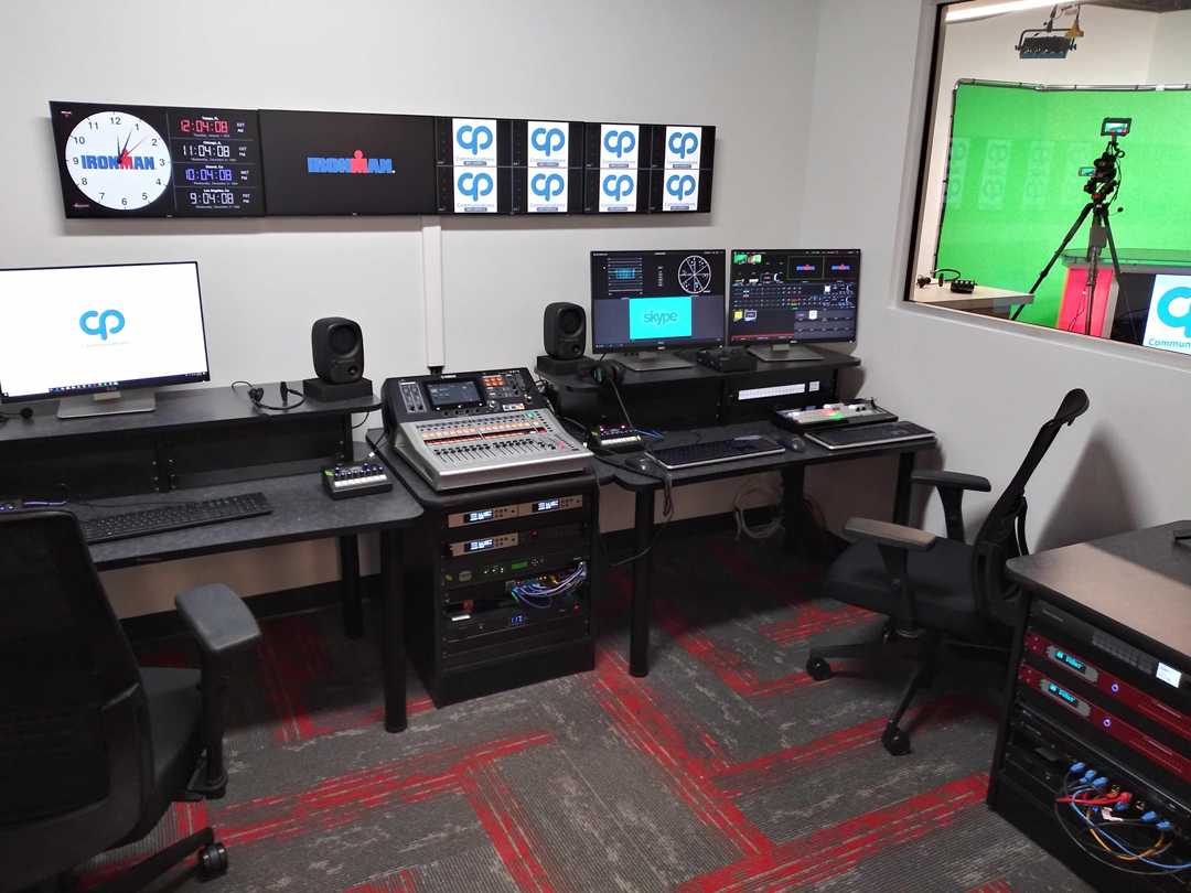 The newly-equipped Ironman control room