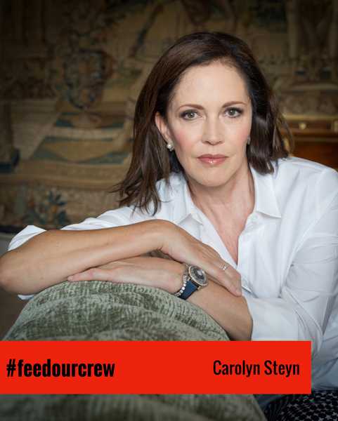Carolyn Steyn has donated R100,000 to Feed Our Crew