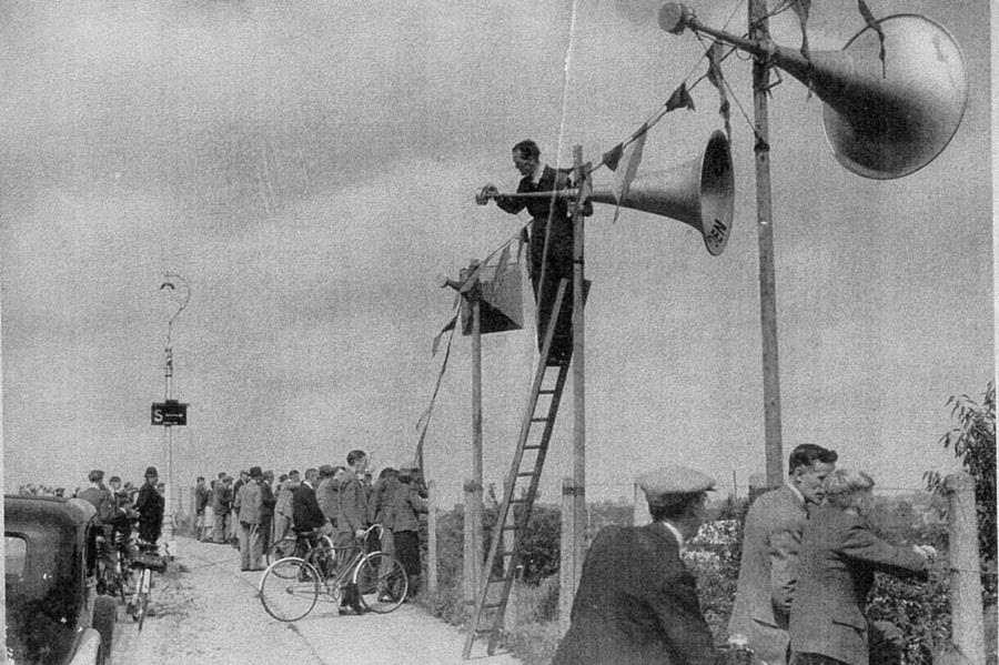 Reginald Jones provided public address systems for the VE Day celebrations in London in May 1945