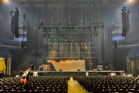 Coda Audio's AiRAY system was supplied by production specialist Solotech