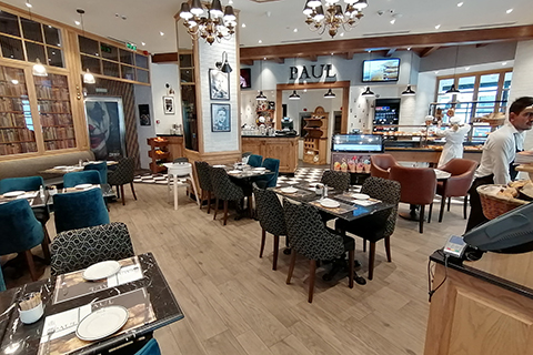 The recently opened Paul restaurant in Baku