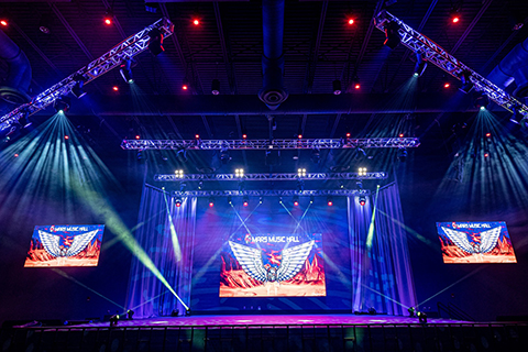 Mars Music Hall debuted its Elation Professional lighting rig in early January