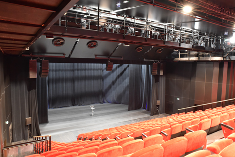 The new hall now boasts a complete APG loudspeaker system installed by the ISA Group