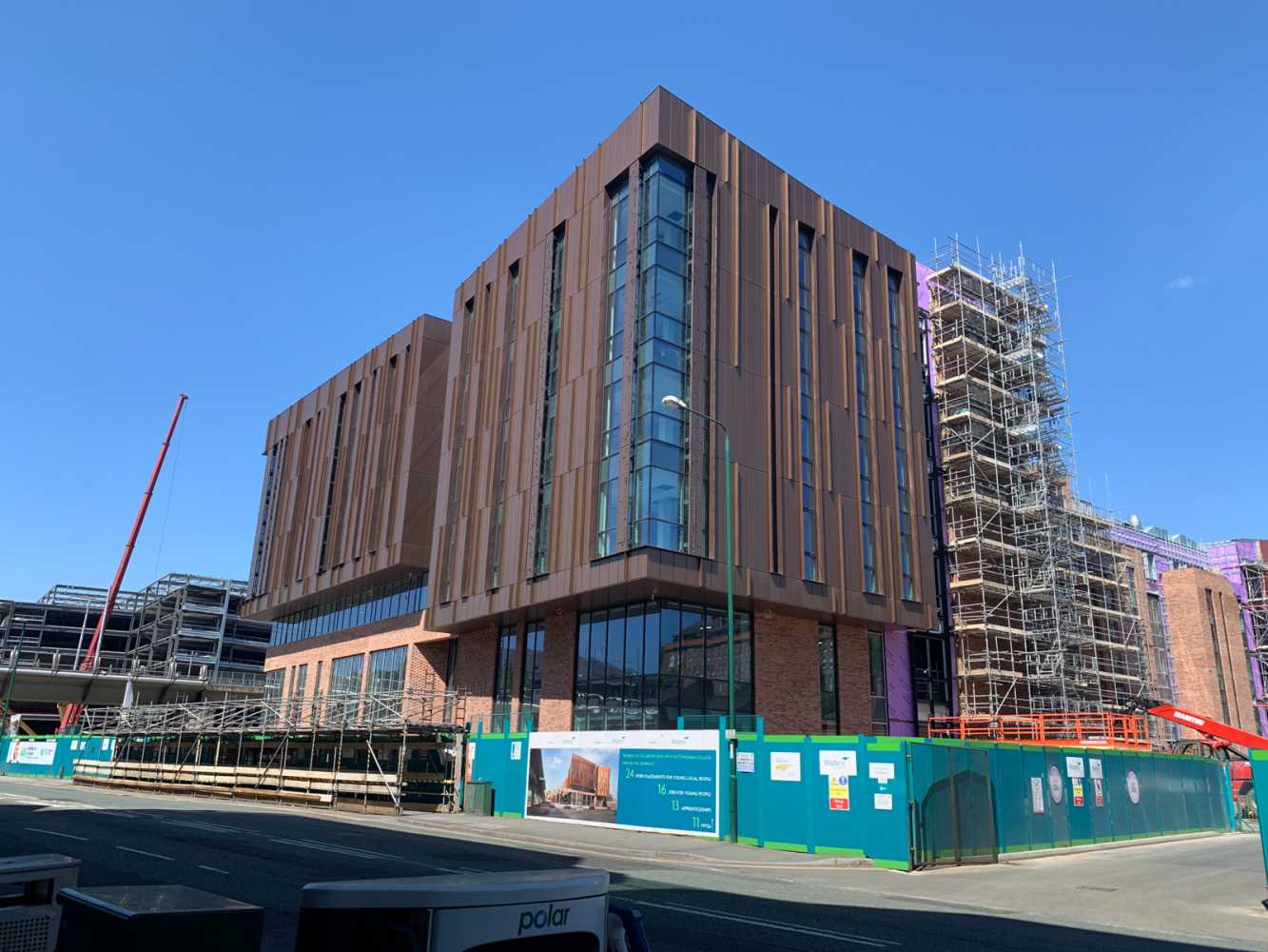 Nottingham College City Hub, currently under construction