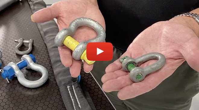 In the first video, Eric takes a look at the two main types of shackle