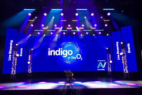Anna Valley's online event studio at indigo at The O2