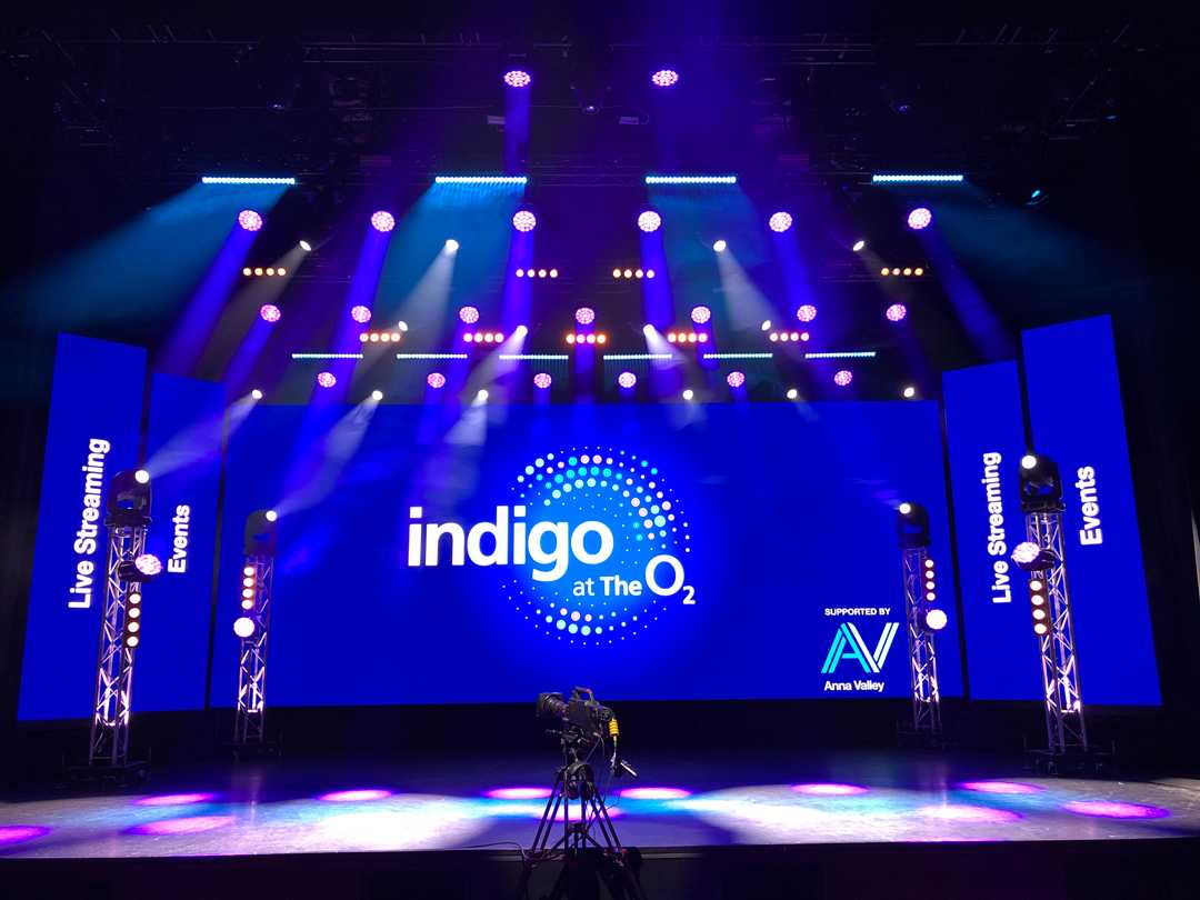 Anna Valley's online event studio at indigo at The O2