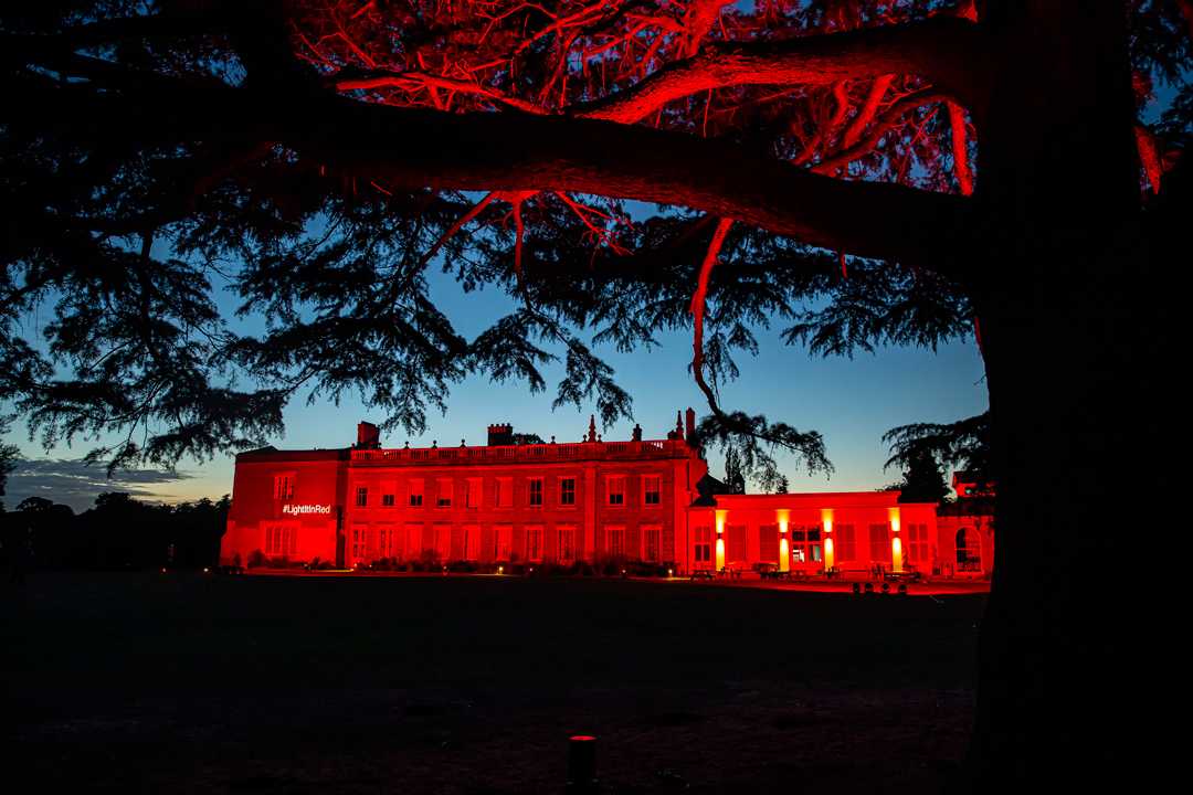 Resplendent in red - Delapré Abbey (photo: Louise Stickland)
