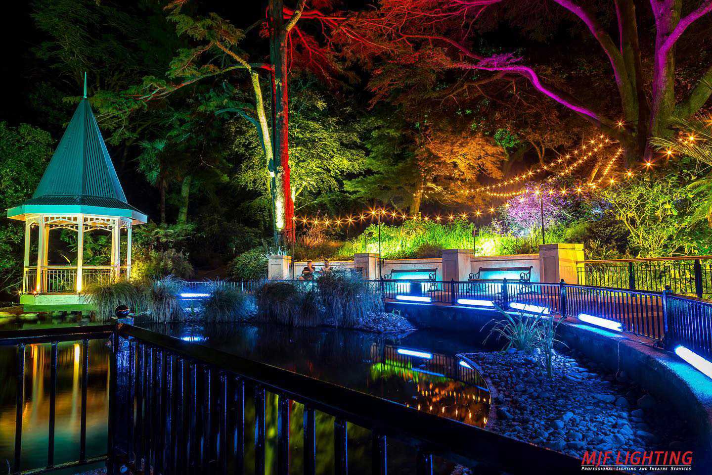 The Botanic Gardens are transformed into a wonderland of lights