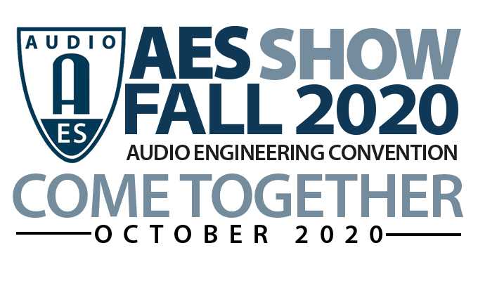 The AES Show Fall 2020 Professional Audio Convention offers a full technical programme