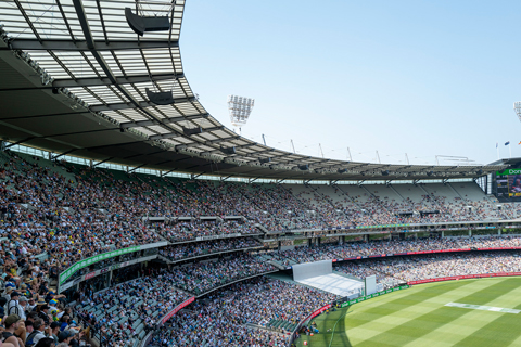 The famed 100,000-seat Melbourne Cricket Ground