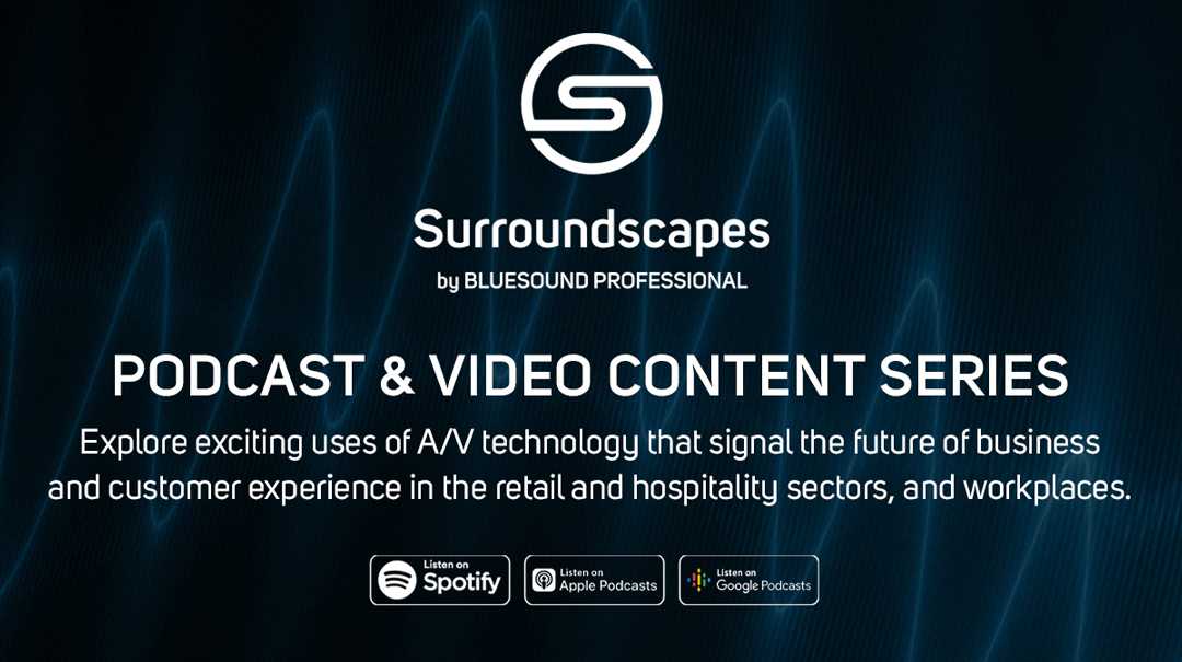 Surroundscapes is targeted at commercial A/V integrators and consultants
