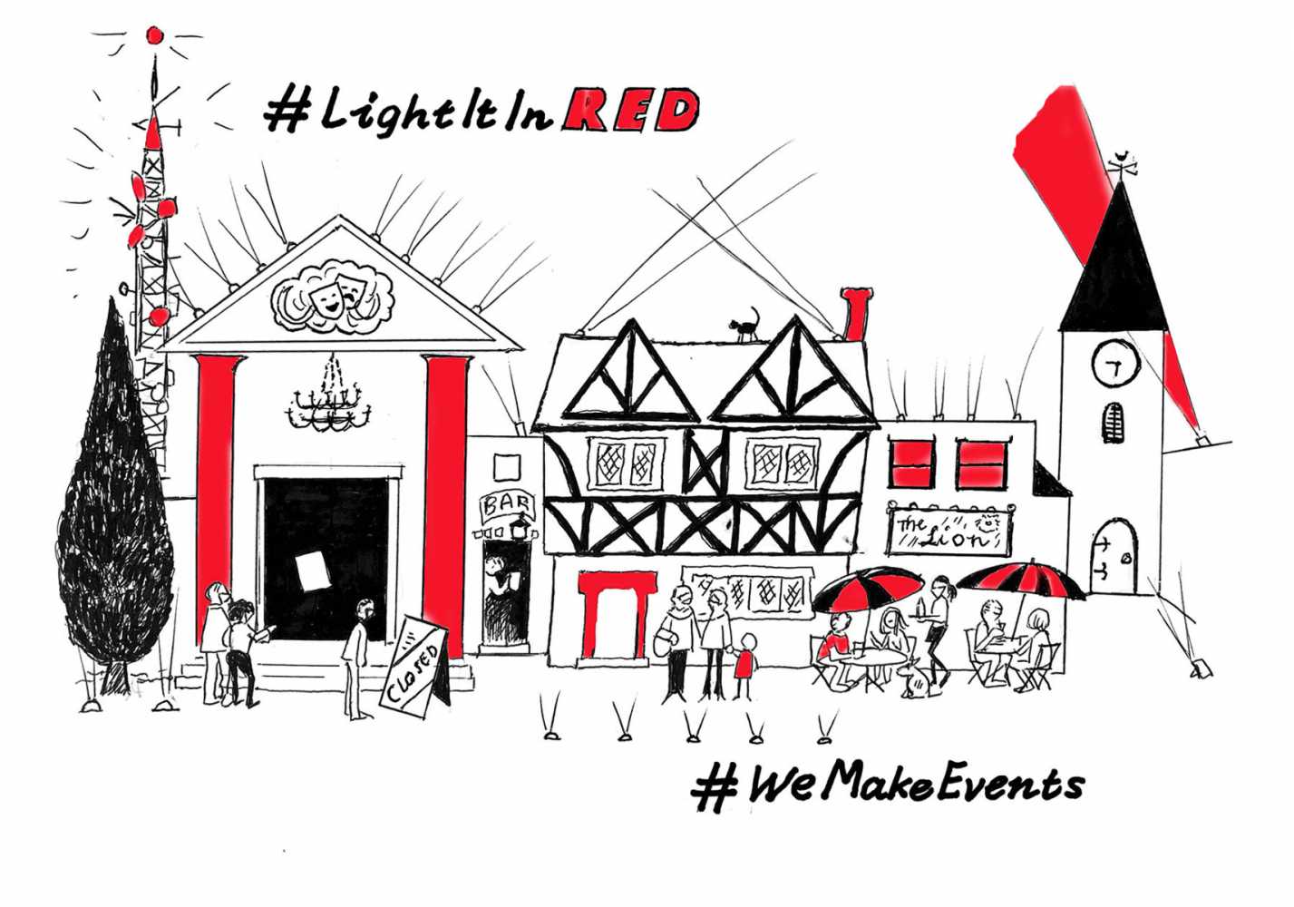 #LightItInRed is part of the 11 August ‘Red Alert’ day of action