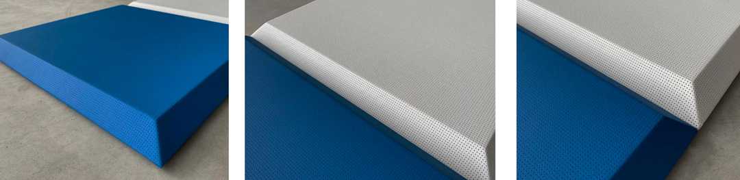 The range comprises both fabric and wood absorbers