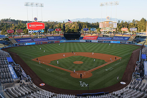 Dodger Stadium is now home to an L-Acoustics K2 sound system (photo: Jon SooHoo / Los Angeles Dodgers)