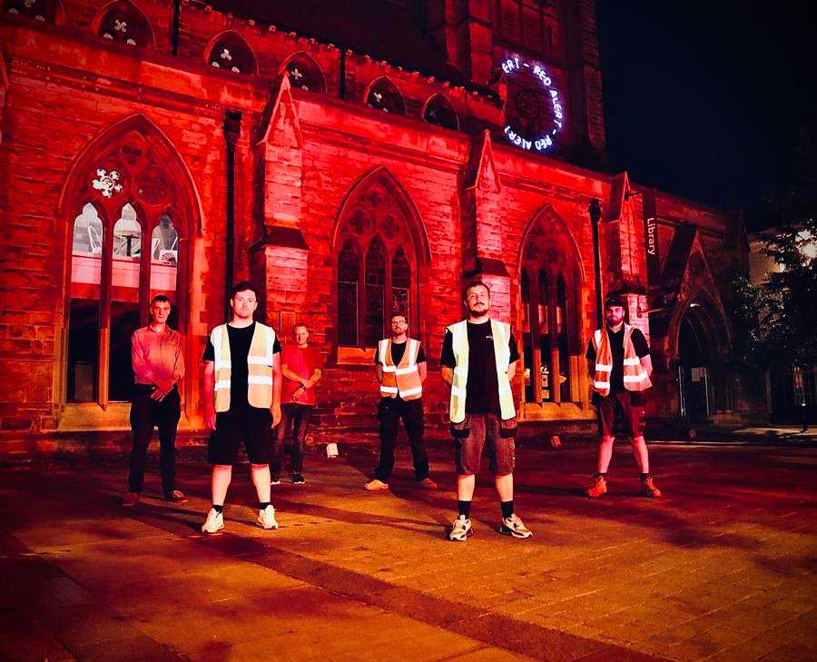 The #LightItInRed night of action served to highlight the cultural institutions and companies that form a vital sector of the UK’s culture and economy