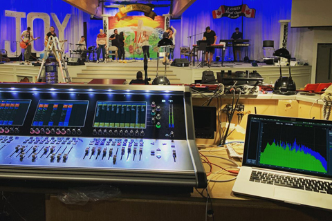 Anchoring the system is a DiGiCo S31 at front-of-house