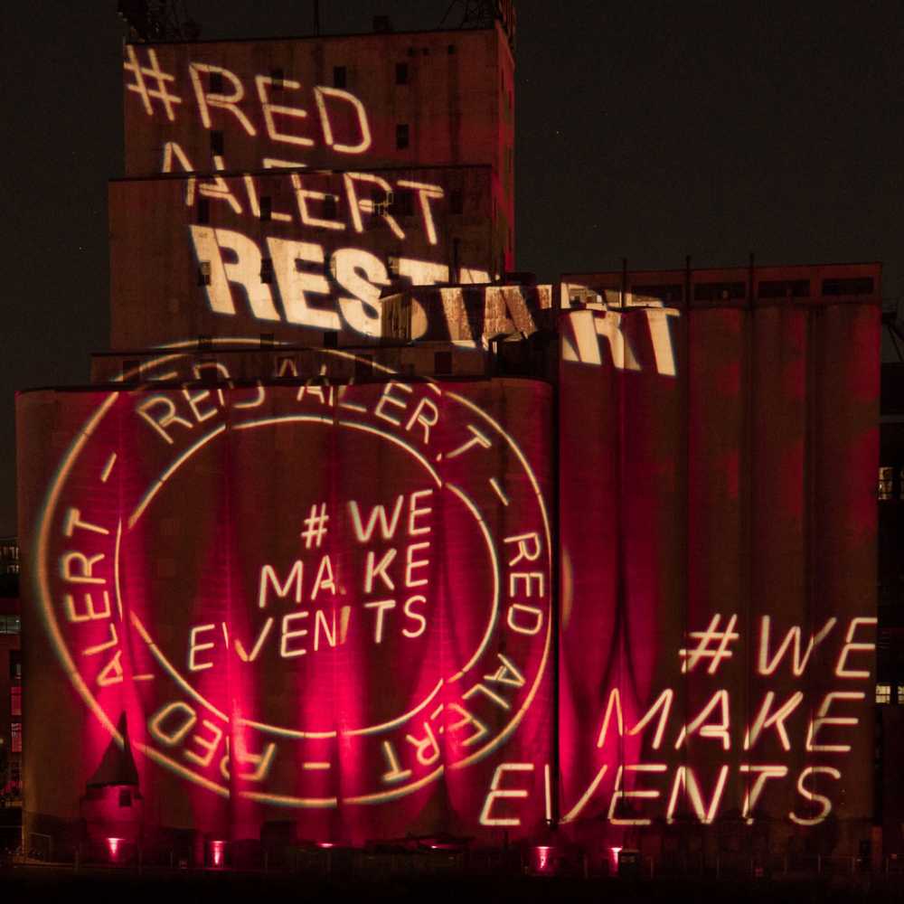 Red Alert on the historic Stone Arch Bridge I Photo: Seth Scott