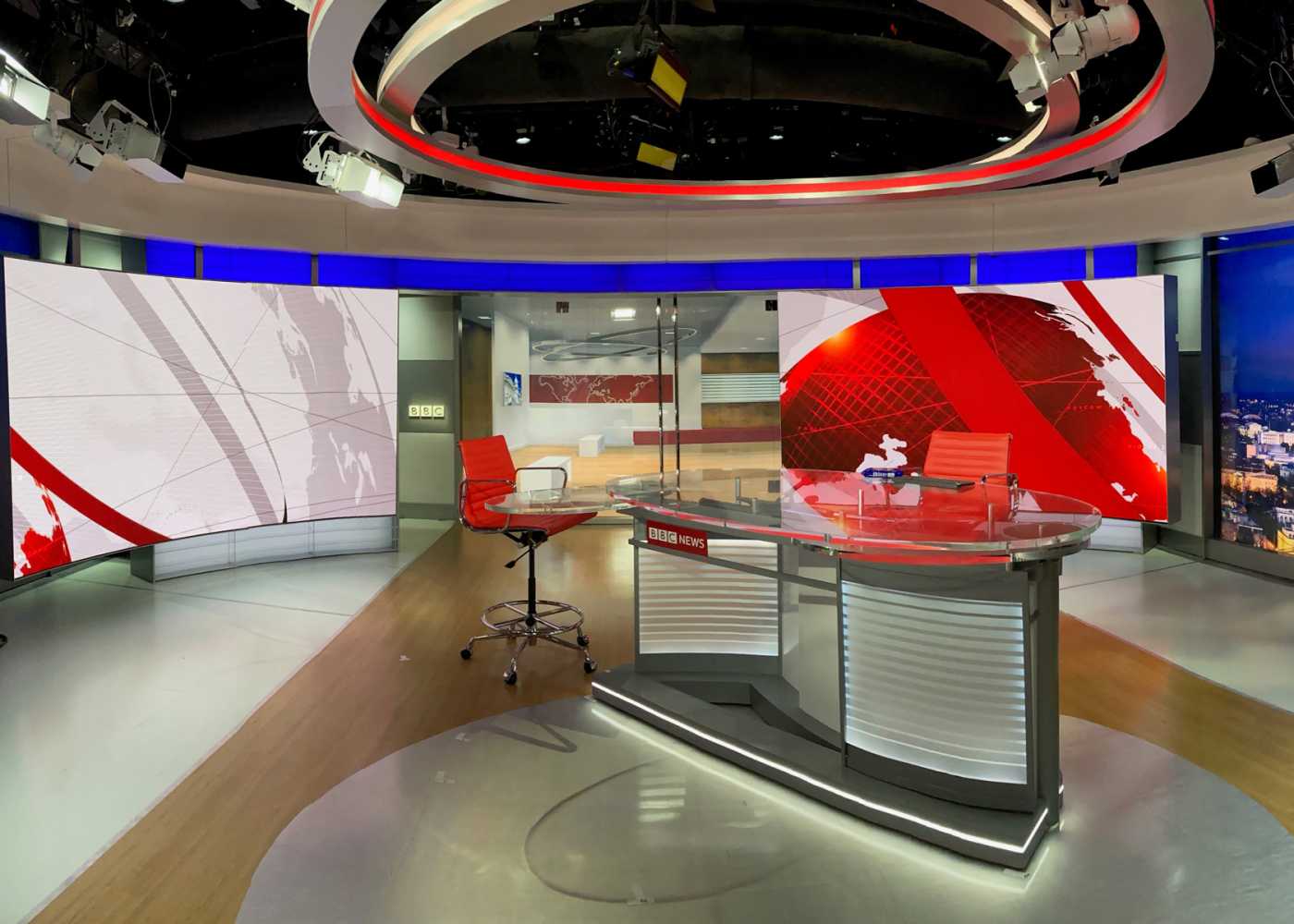 BBC News America was able to host its first live broadcast in August (photo: Matt Gordon)