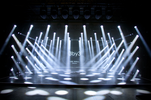 Claypaky Mini-B LED moving lights comprise the workhorse fixtures for the space