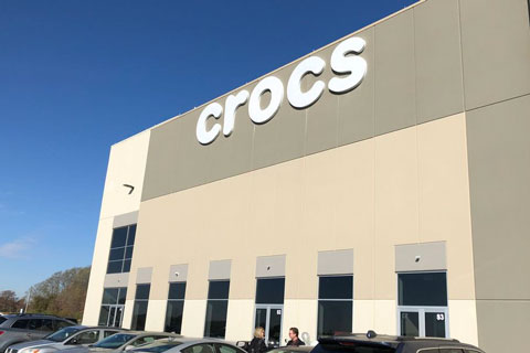 Crocs’ new distribution centre in Dayton, Ohio